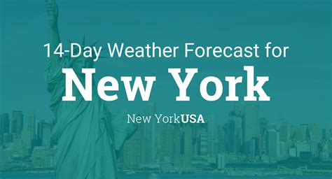 New York - Weather warnings issued 14-day forecast. Weather warnings issued. Forecast - New York. Day by day forecast. Last updated today at 19:00. Tonight, A clear sky and light winds. Clear Sky.